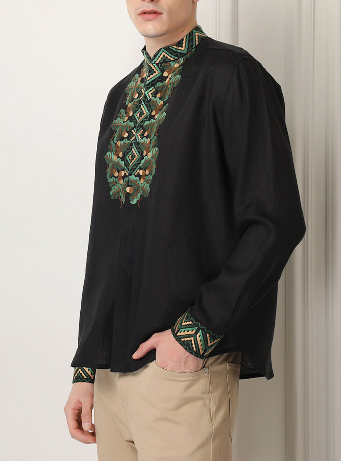 Богдан чорна сорочка FOBERINI (FOBERI_SS19074)