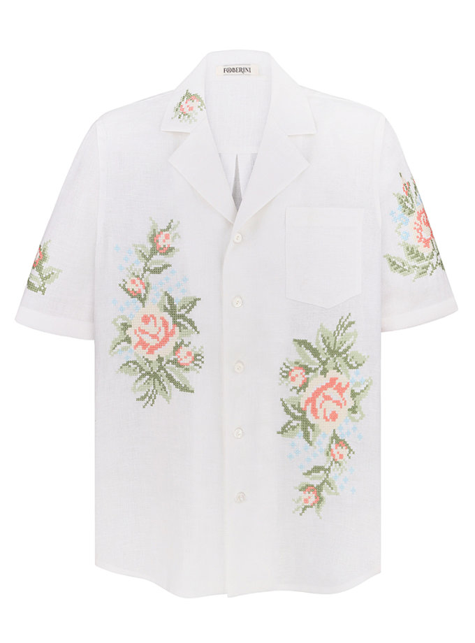 Еней біла сорочка FOBERINI (FOBERI_SS23106)