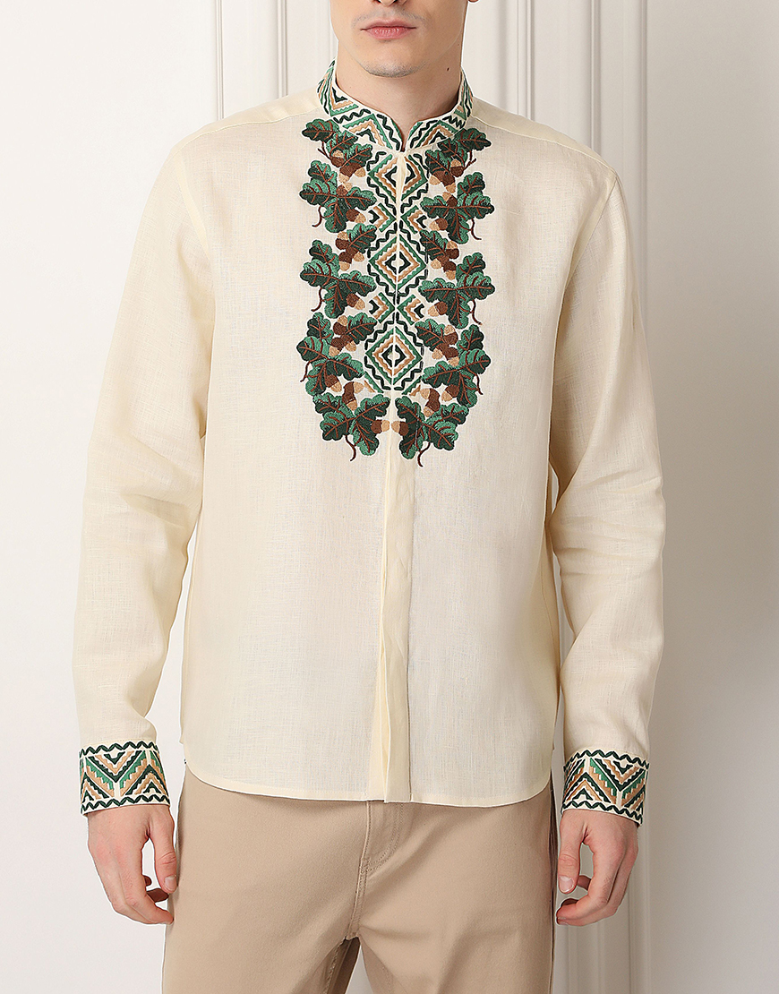 SddRPmIg Богдан бежева сорочка FOBERINI (FOBERI_SS19084) - фото 2