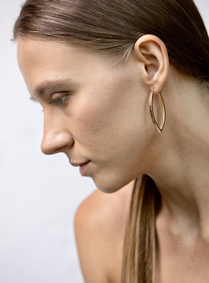 Сережки Leaf IVA JEWELRY (IVA_AG02)