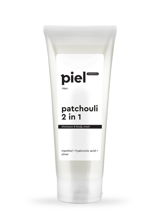 Patchouli Shampoo-Body Wash 2 in 1 Чоловічий шампунь-гель для душу з пачулі PIEL COSMETICS (PC_6906)