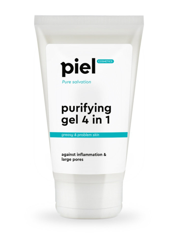 Purifying Gel Cleaner 4 in 1 Очищуючий гель для вмивання проблемної шкіри PIEL COSMETICS (PC_039)