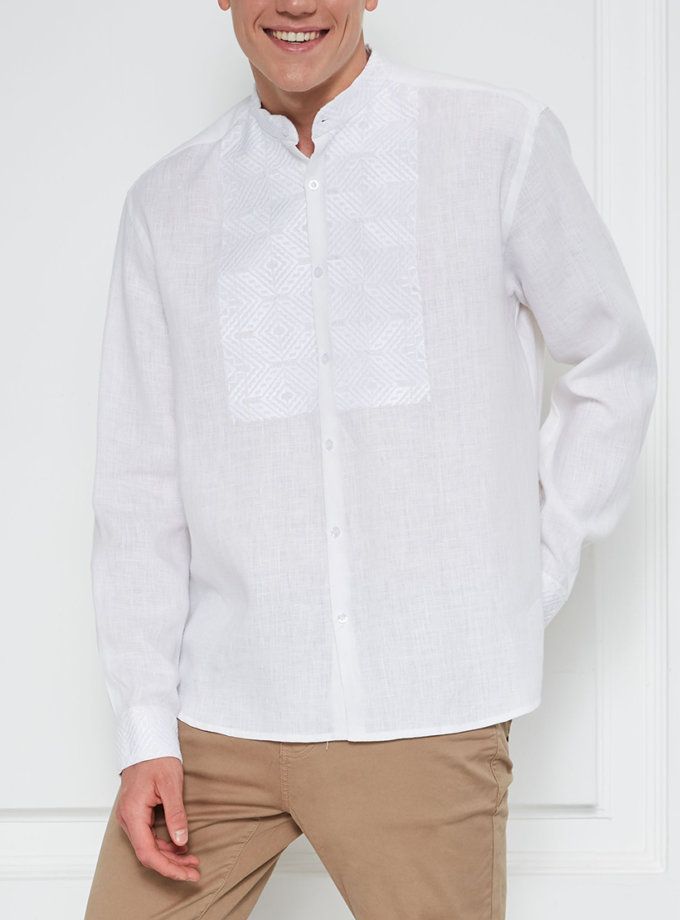 Назарій біла сорочка FOBERINI (FOBERI_SS19081)