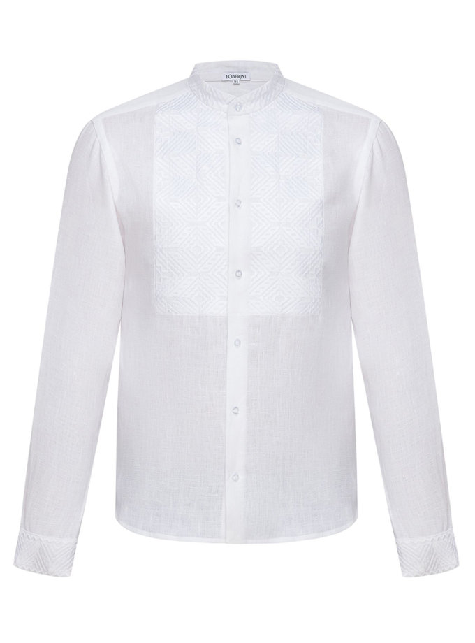 Назарій біла сорочка FOBERINI (FOBERI_SS19081)
