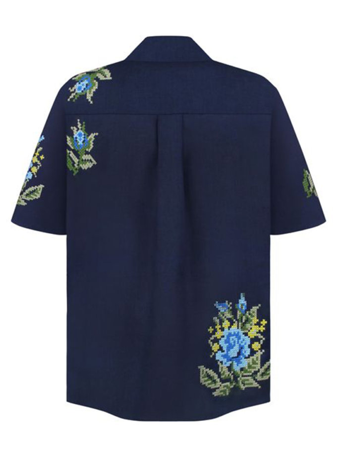 Еней синя сорочка FOBERINI (FOBERI_SS23108)