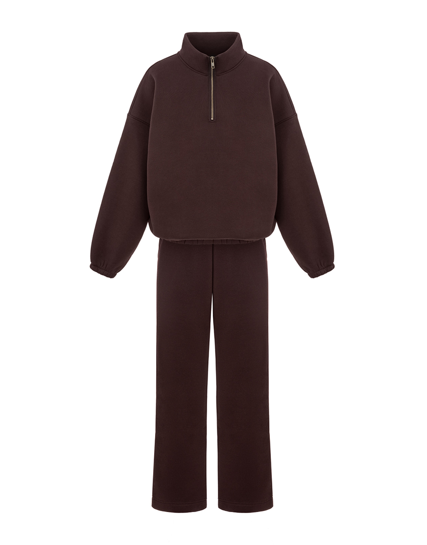 set Штани широкі шоколад BALCONY GARMENT (BLCN_1177) - фото 3