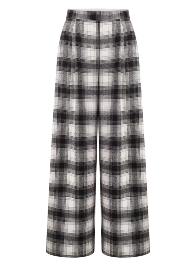 Брюки вовняні в клітинку SELERA (SLR_FW25_5)