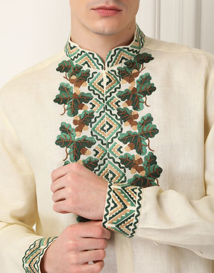 u4Pu7LMw Богдан бежева сорочка FOBERINI (FOBERI_SS19084) - фото 5