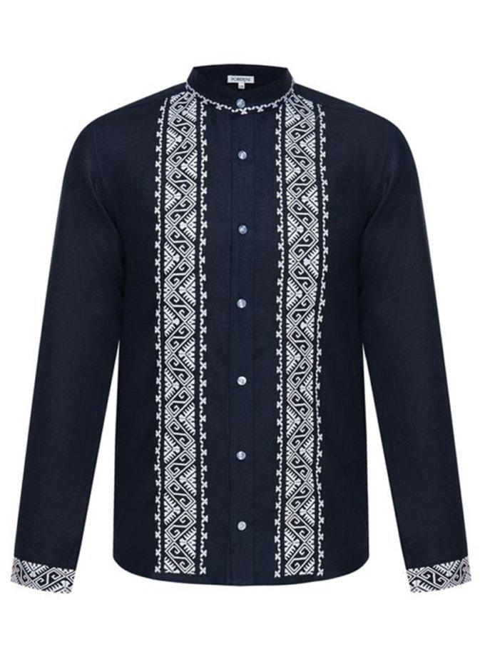 Дніпро синя сорочка FOBERINI (FOBERI_01036)