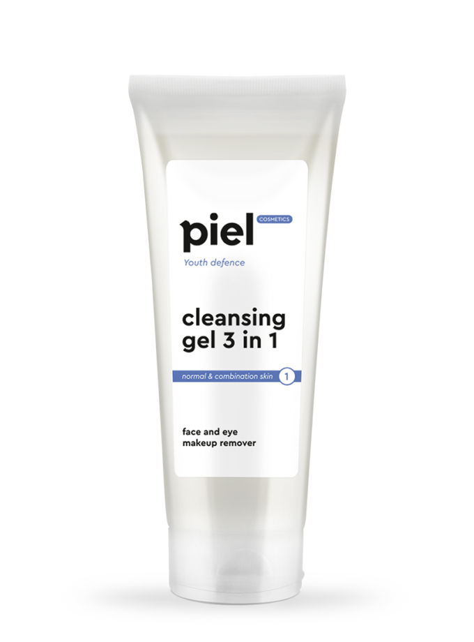 Cleansing Gel 3 in 1 Демакіяж-гель для вмивання нормальної та комбінованої шкіри PIEL COSMETICS (PC_018)