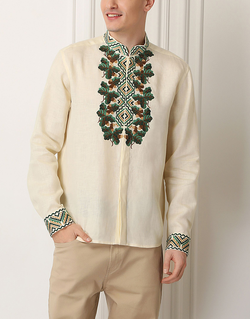 xobOvkNw Богдан бежева сорочка FOBERINI (FOBERI_SS19084) - фото 3