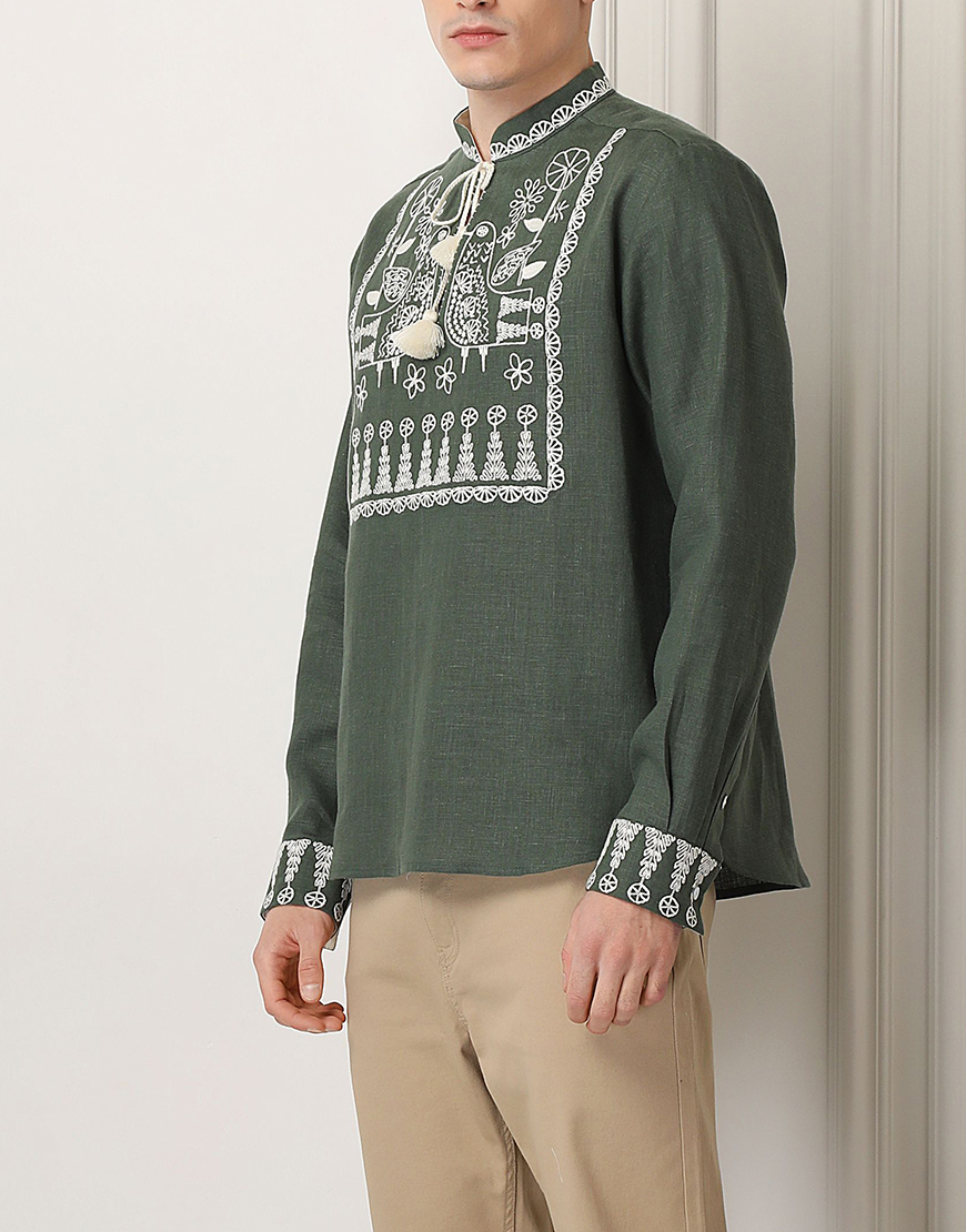 zTiJ-xlA Зозуля зелена сорочка FOBERINI (FOBERI_SS22103) - фото 3