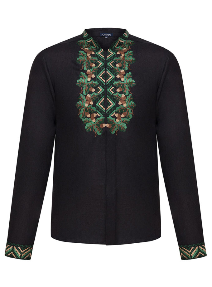 Богдан чорна сорочка FOBERINI (FOBERI_SS19074)