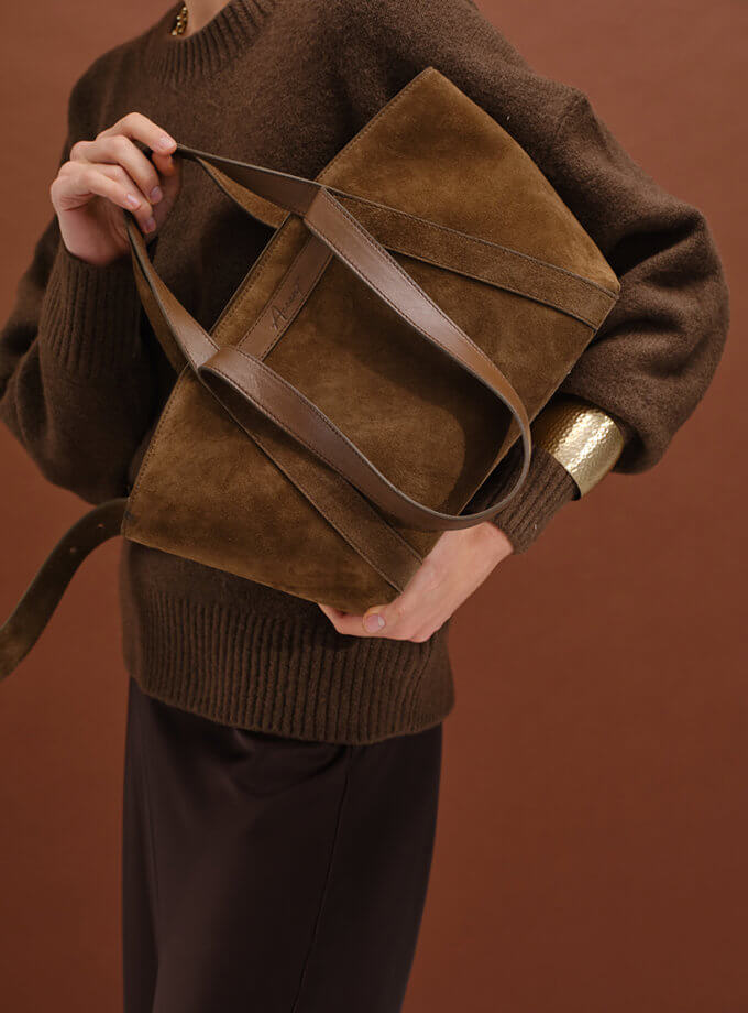 Сумка Kayot Bag Sued Broun ACCENT (ACC_KBB 38S)