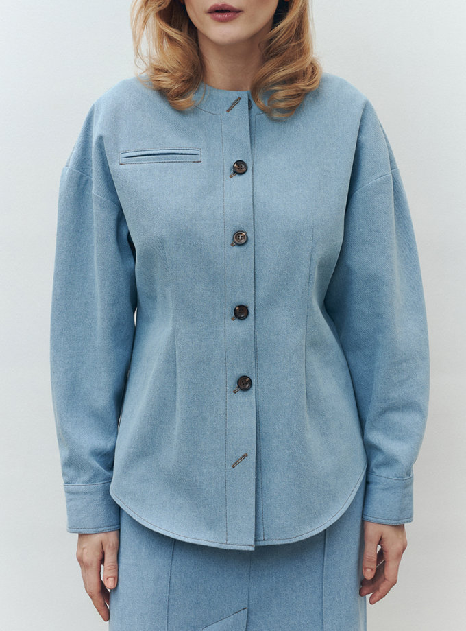 Сорочка джинсова силуетна TWINSIS CLOTHES (TW_AL_AM 112546)