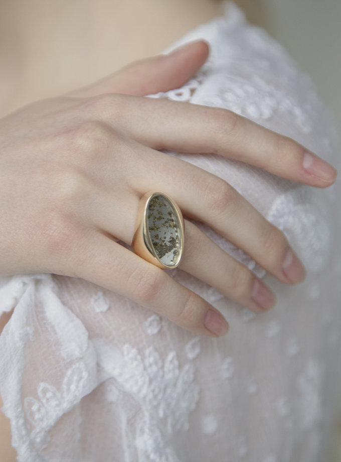 Каблучка з зістареним дзеркалом ROCKAH (RCKH_RINBM-1920-15)