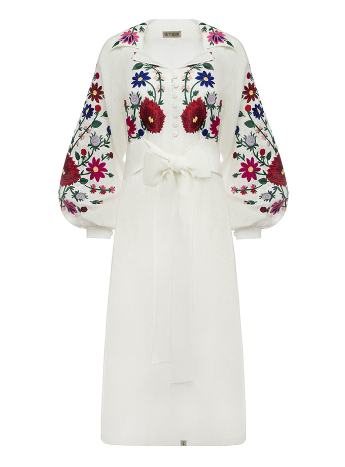 Сукня Нагідки кольоровий орнамент GAPTUVALNYA (GPTV_AA_5331)