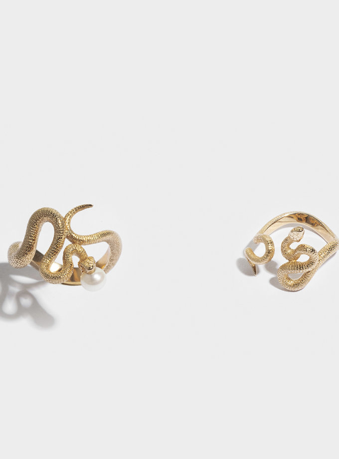 Подвійні каблучки змії ROCKAH (RCKH_RINB-1920-13/3)