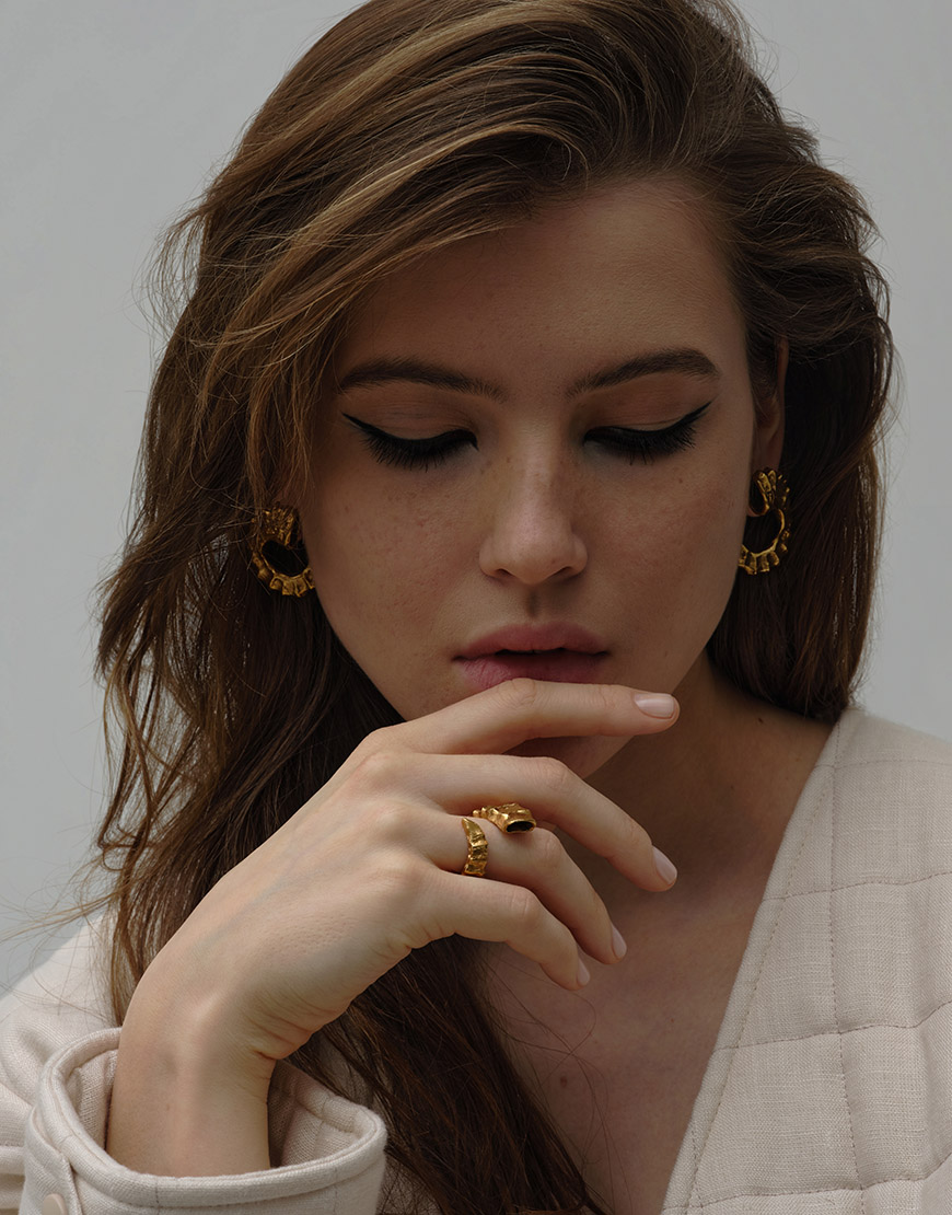 27 (4) Каблучка бронзова Ріг ROCKAH (RCKH_RINB-2122-6) - фото 3