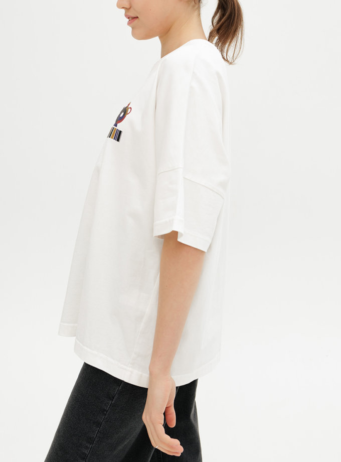 Футболка з принтом ANNA YAKOVENKO (AY_3820)