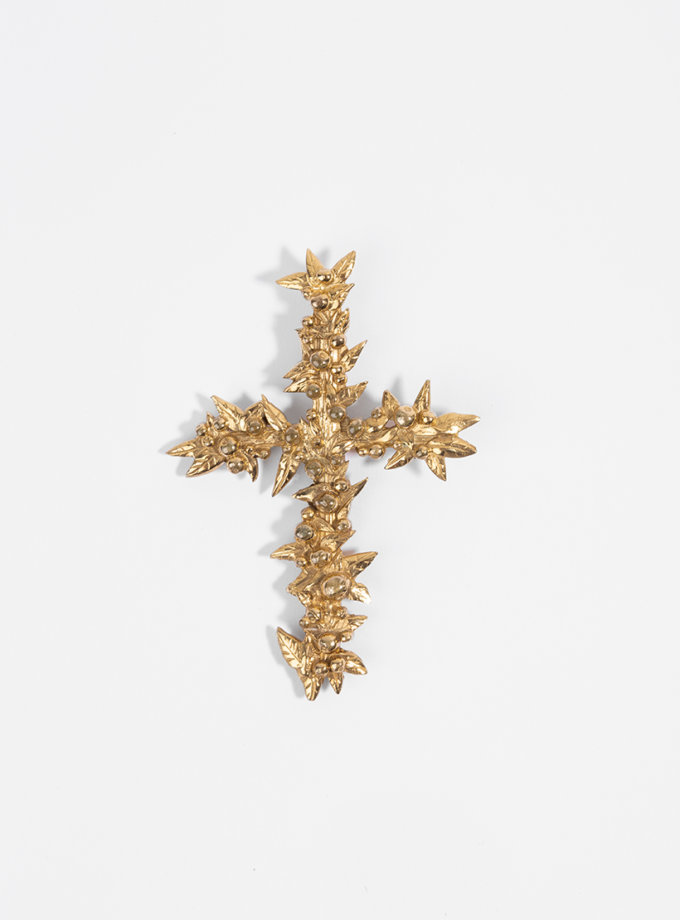 Бронзовий кулон Хрест в яблуневому цвіті ROCKAH (RCKH_PEB-2223-2)