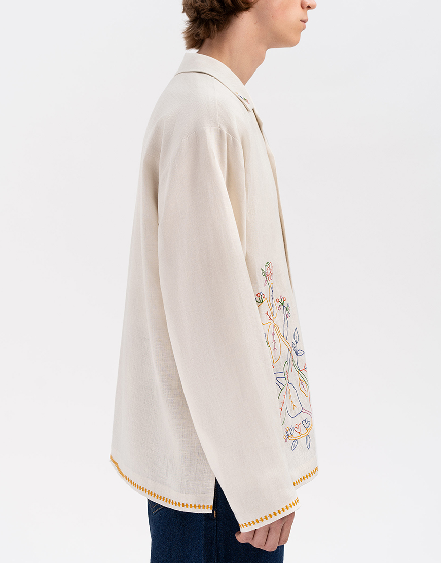 8gWnQYUfBTjvSq9U6KeWSKndKmGo5g590HBQBQDM Світла сорочка з кольоровою вишивкою Глід ETNODIM (ETN_Glid) - фото 5