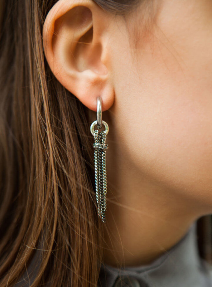 Сережки Magali Silver SAMOKISH (SMKSH_E-005-S)