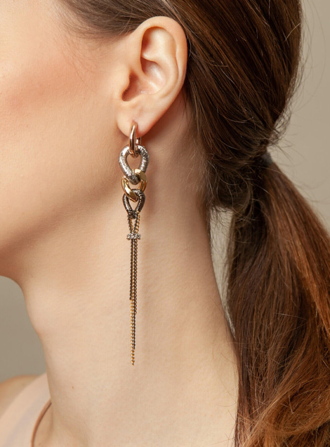 Сережки Rocky  Gold SAMOKISH (SMKSH_E-006-G)