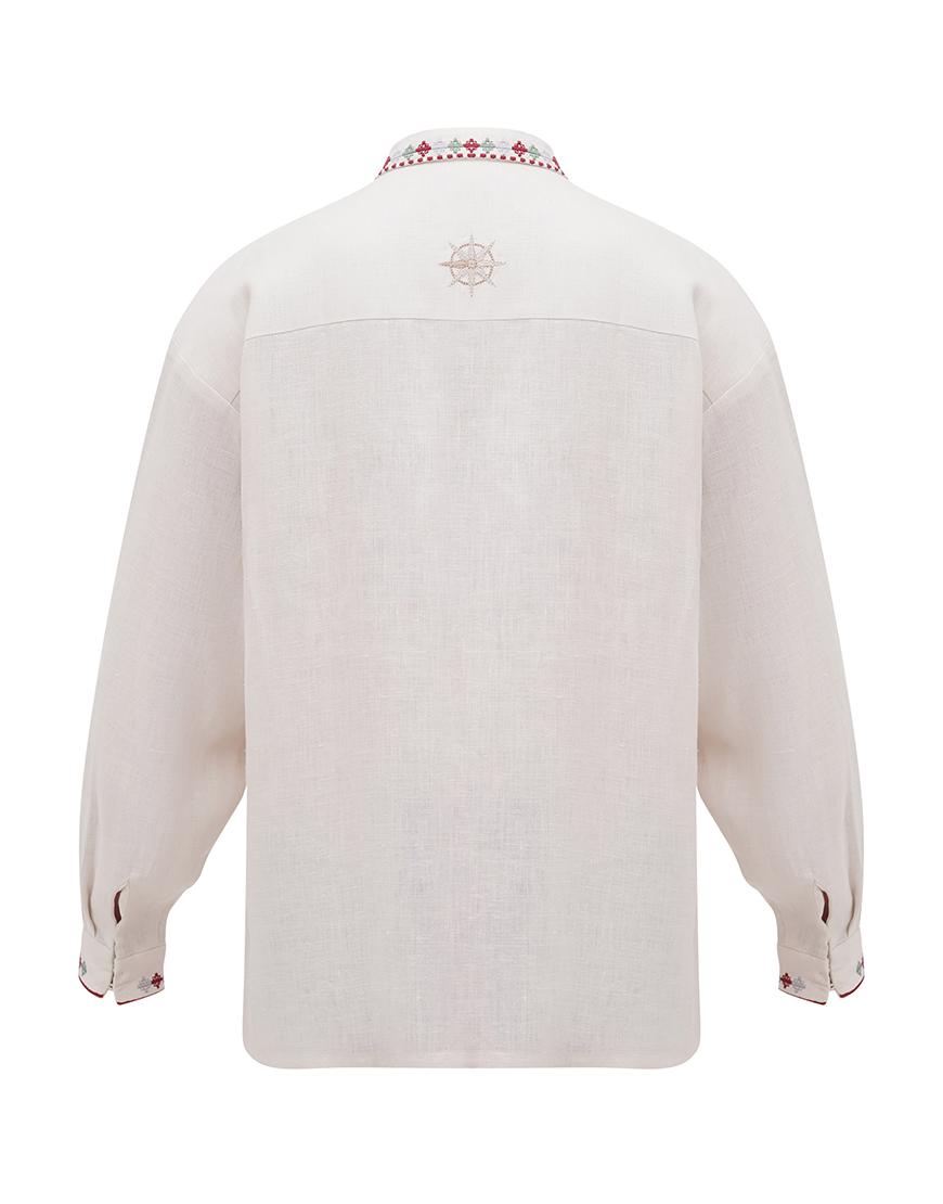 H6RAferaTX7WHyzZ4h85SZA1QLrzHa9gk53F6icJ Чоловіча вишита сорочка присвячена Сходу Abrykosy M ETNODIM (ETN_Abrykosy_M) - фото 2