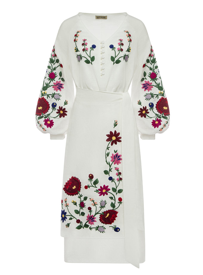 Сукня Розмай стилізована з запаскою GAPTUVALNYA (GPTV_AA_5333)