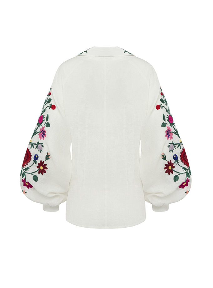 Вишиванка Нагідки кольоровий орнамент GAPTUVALNYA (GPTV_AA_1431)