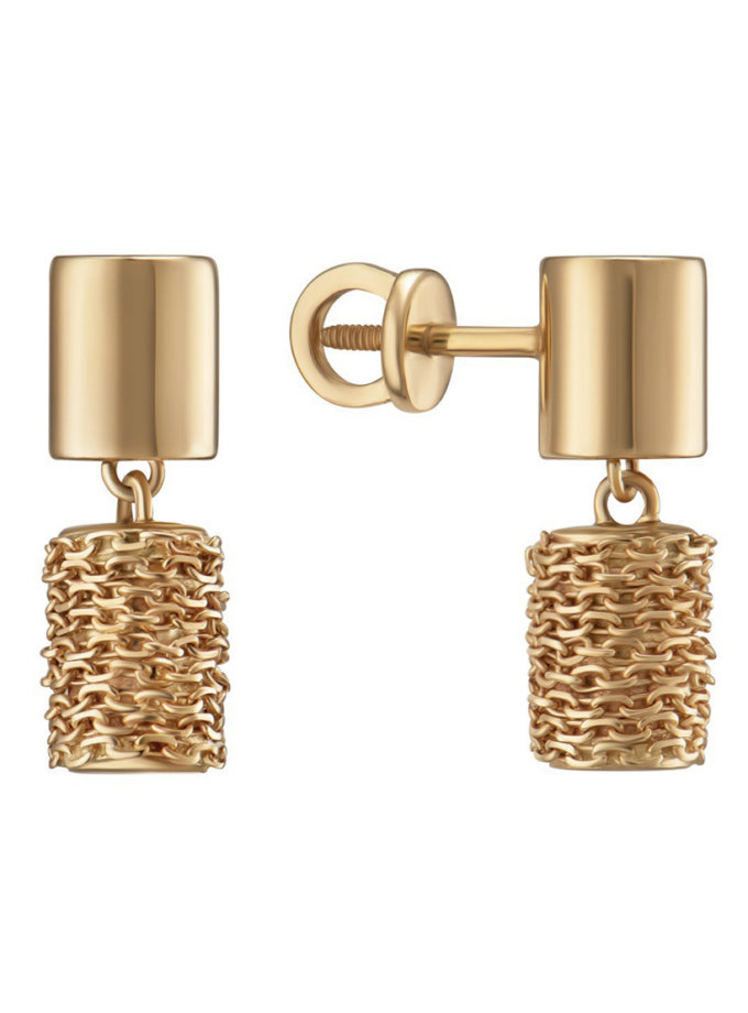 Моносережка Golden Rope three RIMMART JEWELRY (RAJ_ERA-066)