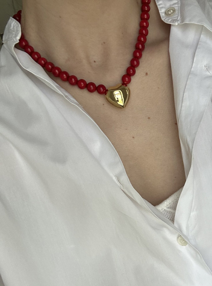 Намисто Coral heart ARKULYA (ARK_002)