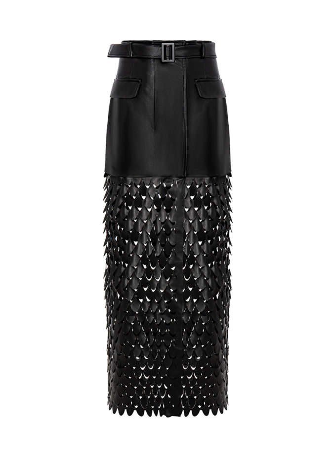 Спідниця з еко-шкіри Експресія ROSCA (RSC-SKRT-EXP-005)