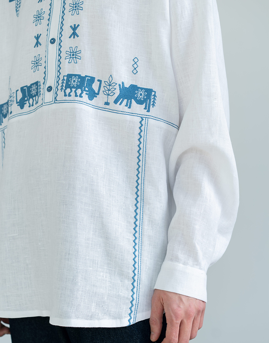 JFajdjk2m4rscMKYJkKUsQaIu4DcgtOQcIPf4xE2 Лляна сорочка з вишивкою Adam ETNODIM (ETN_Adam) - фото 6