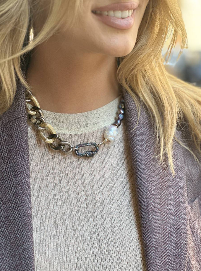 Кольє Linda Вlue SAMOKISH (SMKSH_N-006-B)