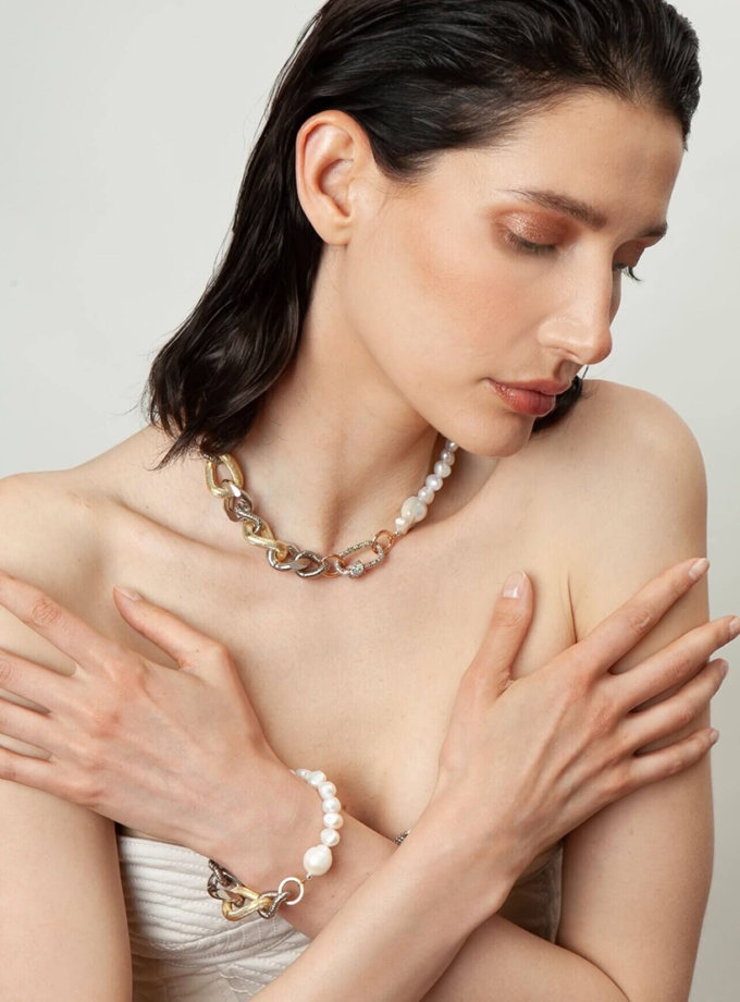 Кольє Linda White SAMOKISH (SMKSH_N-014-M-1)