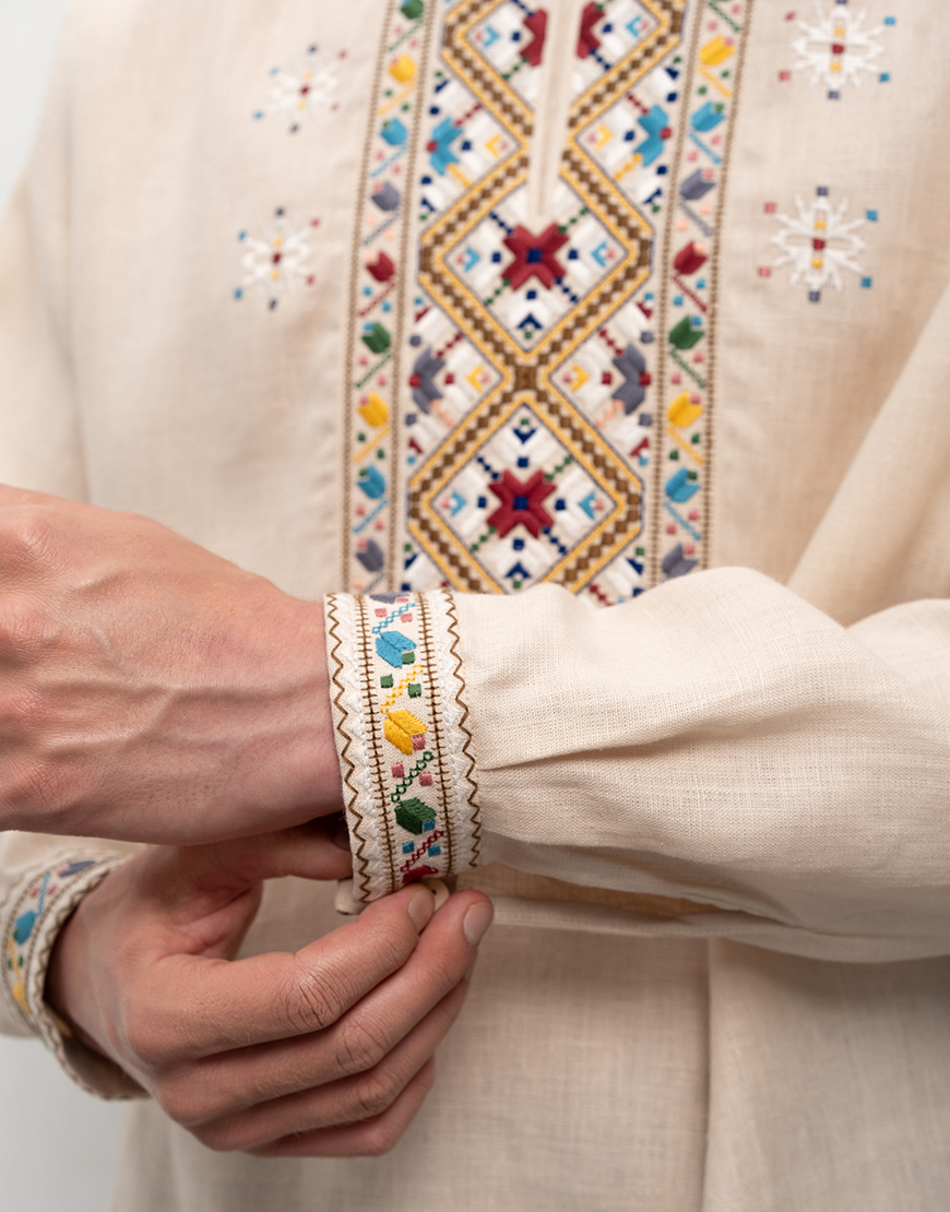 QFXqfSpmsgKdz9TdPudXB1moD8ebOMpZUN5UkyCu Чоловіча вишиванка з коміром регіон Поділля Veremiy ETNODIM (ETN_Veremiy) - фото 5