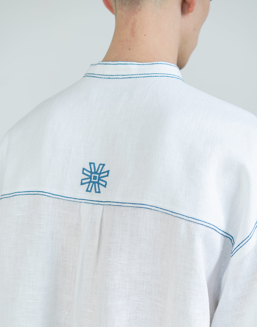 rvbaLDgUOp3S1LwVQppa53HxXaRZUcsJ8klqKmpF Лляна сорочка з вишивкою Adam ETNODIM (ETN_Adam) - фото 7