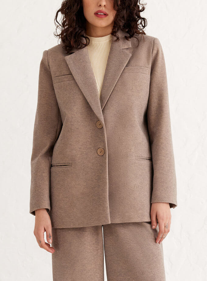 Піджак бежевий MOVE (MV_s24-223-002_blazer)