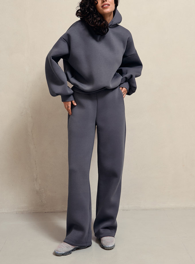 Штани флісові  графітові MOVE (MV_w24-209-002_trousers)