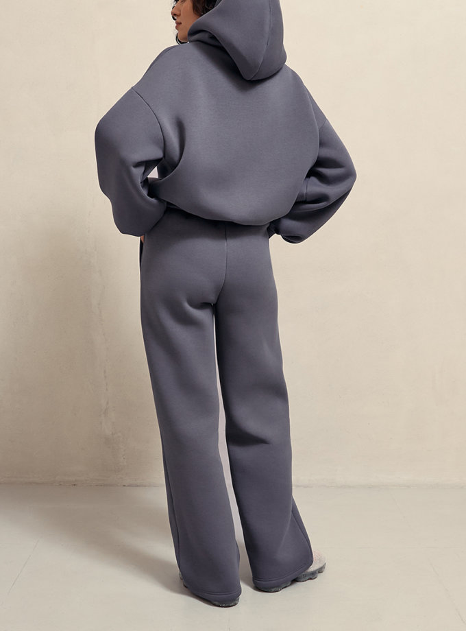 Штани флісові  графітові MOVE (MV_w24-209-002_trousers)