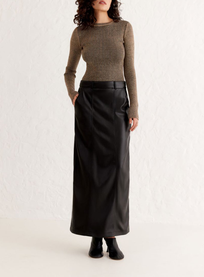 Спідниця максі шкіряна MOVE (MV_s24-227-001)