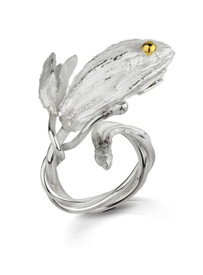 Срібна каблучка Кардамон LOGVIN JEWELRY (LGV_kardamome)