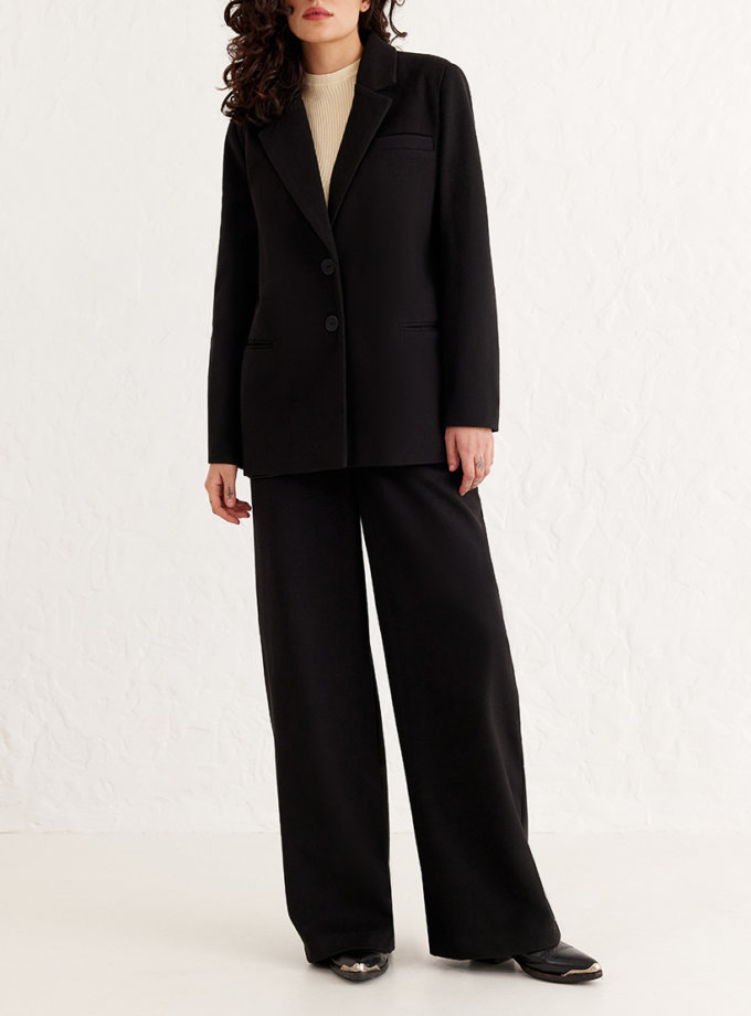 Брюки чорні MOVE (MV_s24-223-001_trousers)