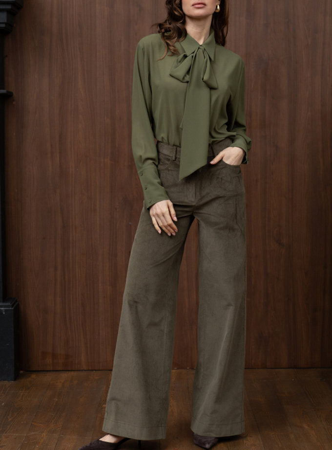 Брюки з вельвету хакі WONDER (WNDR_sd25_ctkh_07) - фото 7