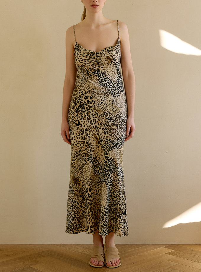 Сукня максі леопард WKMF (WKMF_259_1)