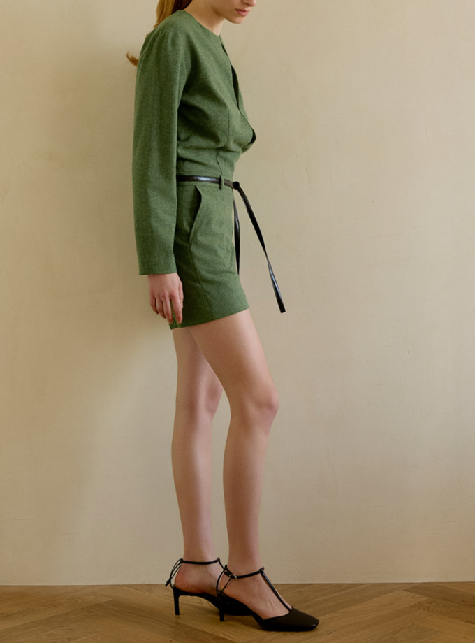 Міні-комбінезон зелений WKMF (WKMF_258_1)