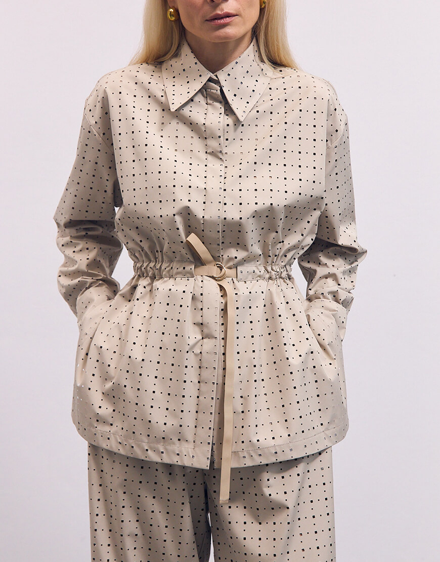 27. 100004 Сорочка з перфорованої плащівки NAGRODZKI.S (NGRDZK_1009) - фото 2