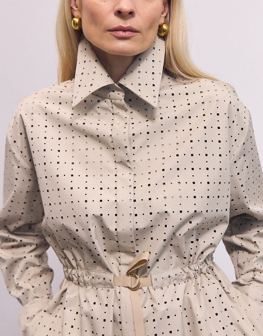 27. 100041 Сорочка з перфорованої плащівки NAGRODZKI.S (NGRDZK_1009) - фото 5